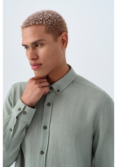Loft Erkek Gömlek Yeşil