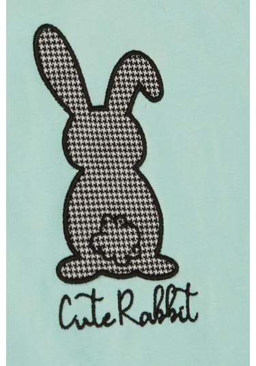 Breeze Kız Çocuk Etekli Takım Şirin Tavşancık Baskılı 3-8 Yaş, Su Yeşili-su Yeşili Su Yeşili Breeze Kız Çocuk Etekli Takım Şirin Tavşancık Baskılı 3-8 Yaş, Su Yeşili-su Yeşili Su Yeşili