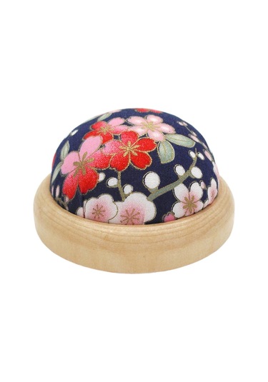 Suntek Lacivert Özel Ahşap Tabanlı Dikiş Aparatı Ile Pim Yastığı İğne Girişi