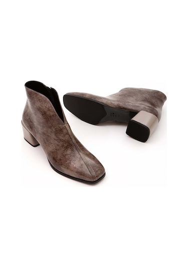 Tamer Tanca Kadın Hakiki Deri Vizon Casual Bot 33 530 Bn Bot Sk22/23 Vızon Krsk Vizon