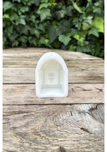 Mezar Taşı Here Lies Mum Kalıbı Silikon