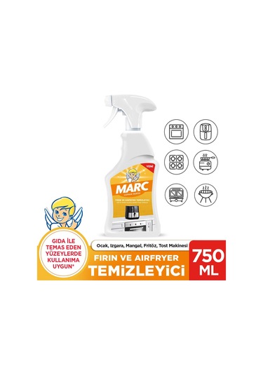 Marc Fırın ve Airfryer Temizleyici Sprey 750 ML