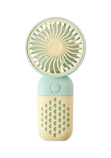 Mini El Tipi Vantilatör. 6.3x4.4x12.8cm Sarı