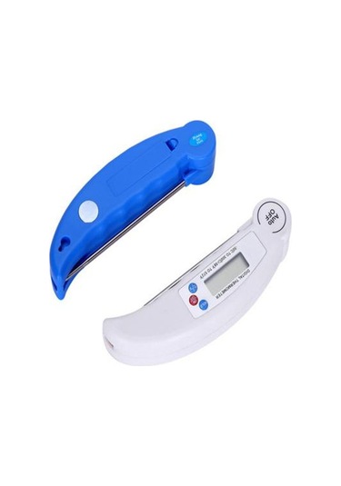 Kırmızı Mutfak Dijital Prob Termometre Barbekü Pişirme Gıda Yağı Sıcaklık Ölçer