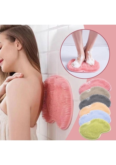 Banyo Duş Masaj Aleti Sırt Ve Ayak Masaj Pedi Silikon Masaj