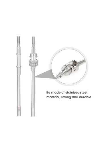 Bloomnest Axial Scx10 Iı 90046 90047 Paslanmaz Çelik Ön Arka Tahrik Mili Yedek Parça