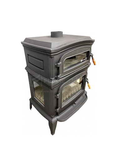 Flame Stove FS-034 YK Altara Lux Premium Yan Kapak Döküm Soba
