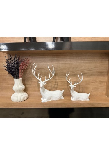 Beyaz Geyik Biblo 2 Li