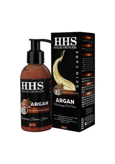 Hhs Argan Yağlı Nemlendirici El Yüz ve Vücut Bakım Kremi 150 ML