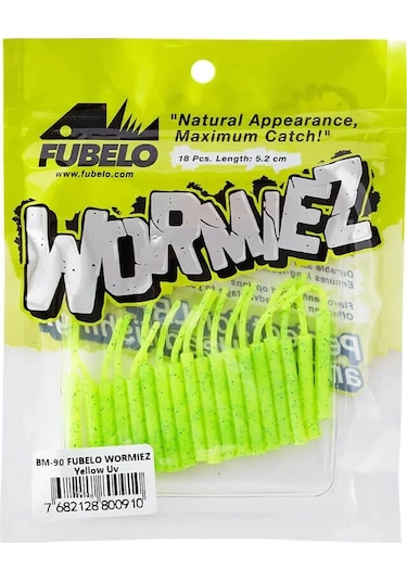 Fubelo Wormiez 5.2 Cm Lrf Silikon Yem Yellow Uv