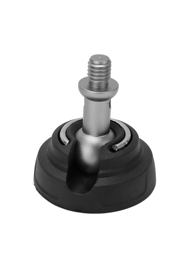 Dofolink 50mm Çaplı 3/8" Vida Bağlantılı Tripod Ayaklı, Kaymazlı Korumalı, Dayanıklı Gümüş Ve Paslanmaz Çelik Yer Değiştirme Pady Gsf50