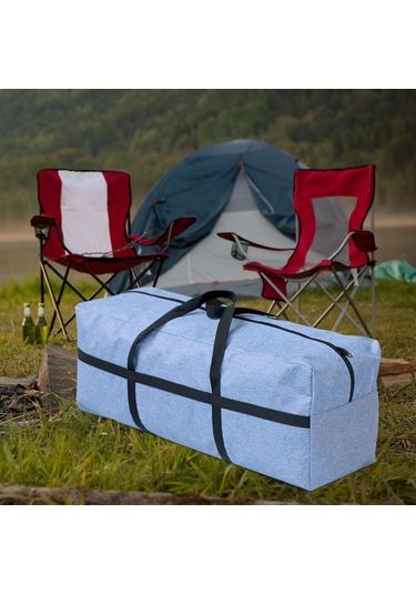 Homyl Seyahat Duffle Çanta Battaniye Yurt Yorgan Için Mavi Mavi Diğer