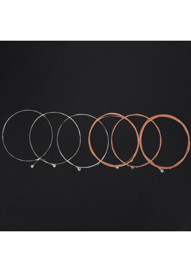 Hfambition Akustik Gitar Teli Seti - Bakır Alaşımlı, Otomatik Sarım Makinesi Üretimi, Anti-çoroz Teknoloji, Uygun Ton Ve Dayanıklılık