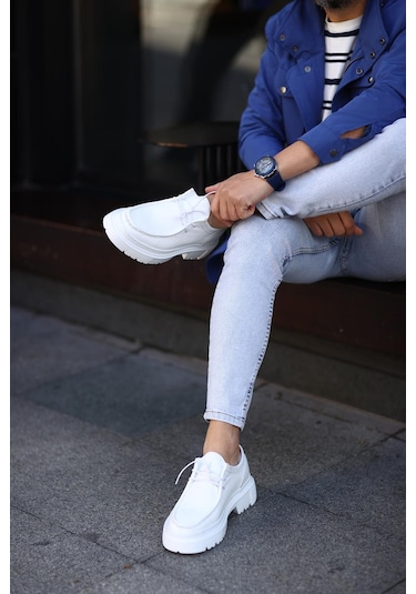 Serhat Özköroğlu-byz Erkek Sneakers Beyaz Beyaz