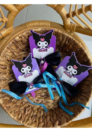 Şehrazat Handmade Kuromi Figürlü Kurdele Toka Çok Renkli