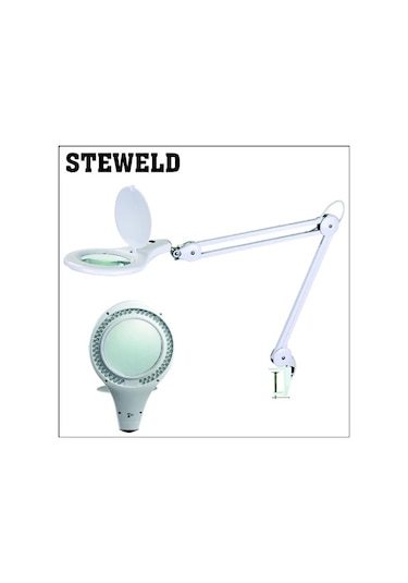Steweld 8066led-90 3d Led Işıklı Masa Mengeneli Büyüteç