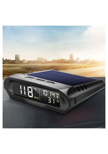 Monozone Güneş Enerjili Hız Ölçer Evrensel Gps Hız Göstergesi