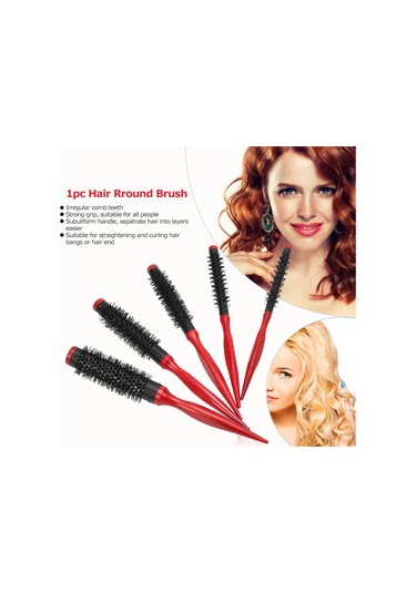 Qingmipy 10mm Nylon Saç Fırçası - Dalgalı Ve Düz Saçlar İçin Profesyonel Stil Aracı