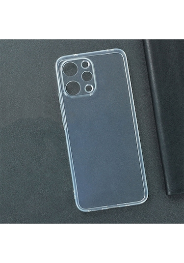 Prolysus Xiaomi Redmi 12 Kılıf Kamera Korumalı Şeffaf Yumuşak Silikon Kılıf