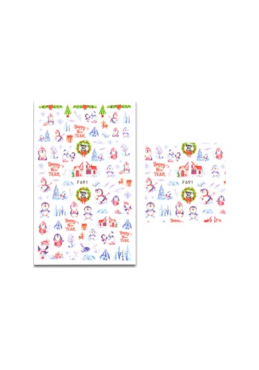 Mufunye Halloween Tırnak Sticker Seti - Dıy Tırnak Sanatı Aksesuarı, Ev Ve Salonu İçin, Çeşitli Desenler, Kolay Uygulama, Multirenkli Kağıt Malzeme