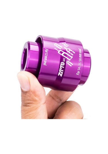 Jeemson Mtb Amortisör Fork Lastik/toz Kapak Yükleme Aracı - 32/34/35/36mm Uyumlu Siyah Plasti K Bakım Aleti Çok Renkli