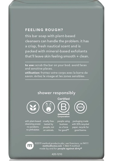 Method Men Sea + Surf Peeling Kalıp Sabun 170 G