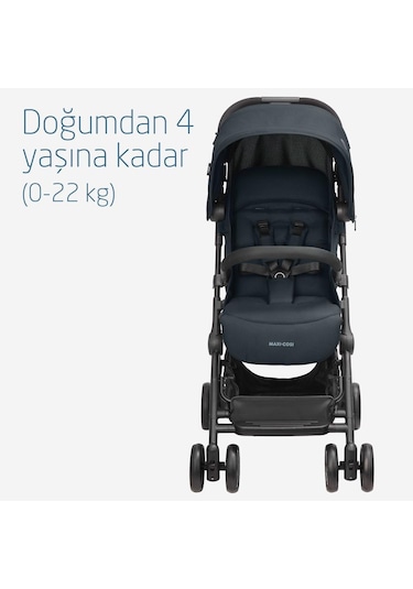 MaxiCosi Lara2 Ultra Kompakt Otomatik Katlanan Kabin Boy Seyahat Sistem Olabilen Bebek Arabası Essential Graphite