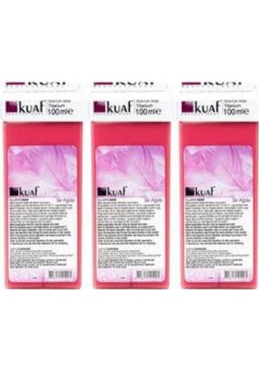 Kuaf Titanium Kartuş Sir Ağda 100 ML x 3