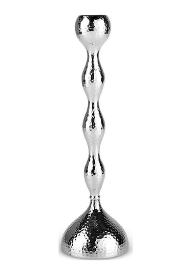 Karaca  Arlen Tekli Şamdan Silver 32 Cm