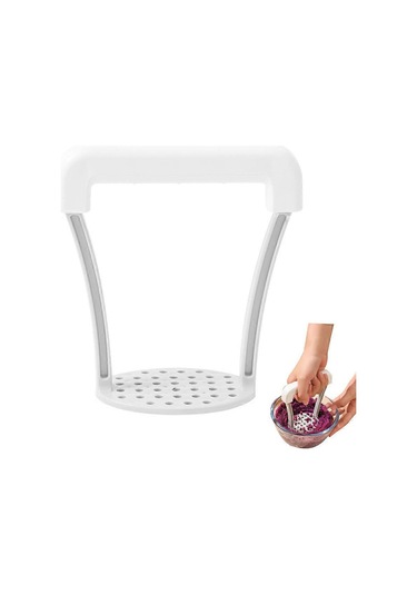 Paslanmaz Çelik Patates Ezicileri, Pürüzsüz Patates Püresi İçin İdeal, Isıya Dayanıklı Özelliklere Sahip Manuel Mutfak Aleti, Çeşitli Sebzeler İçin Mükemmel