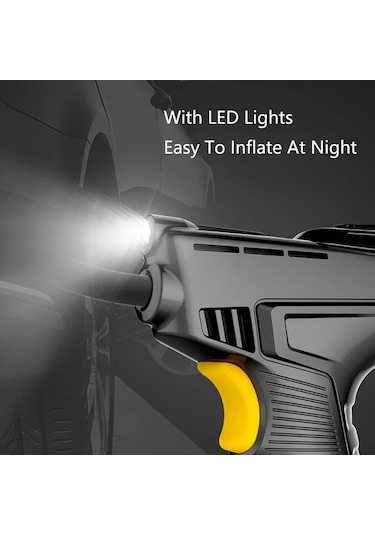 Xuweiwei Dy Lm 120w Kablosuz Tasinabilir Hava Kompresoru 150psı Dijital Ekran Usb Sarj Arabalar Motosikletler Icin