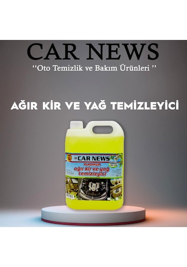 Car News Platinum Ağır Kir Ve Yağ Temizleyici 5 Lt