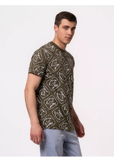 Paul Shark Baskılı Tişört 235257339 Khakı