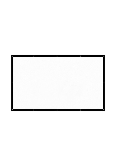Samdoo H150 150 İnç 16:9 Arka Projektör Perdesi - Dacron Malzeme, Ev Sineması Ve Toplantılar İçin İç/dış Kullanım