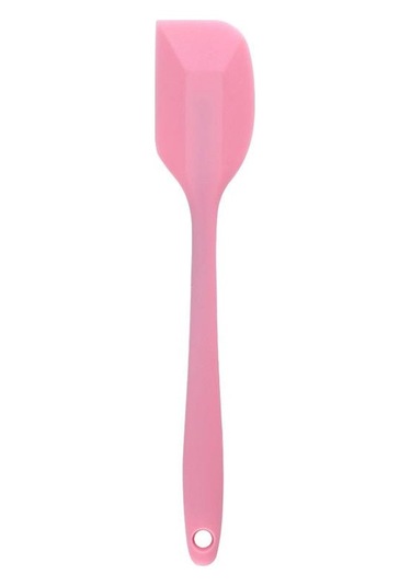 Pembe Silikon Mutfak Pişirme Araçları Silikon Tek Parça Spatula Küçük Kek Krem Guacamole Pişirme Spatula