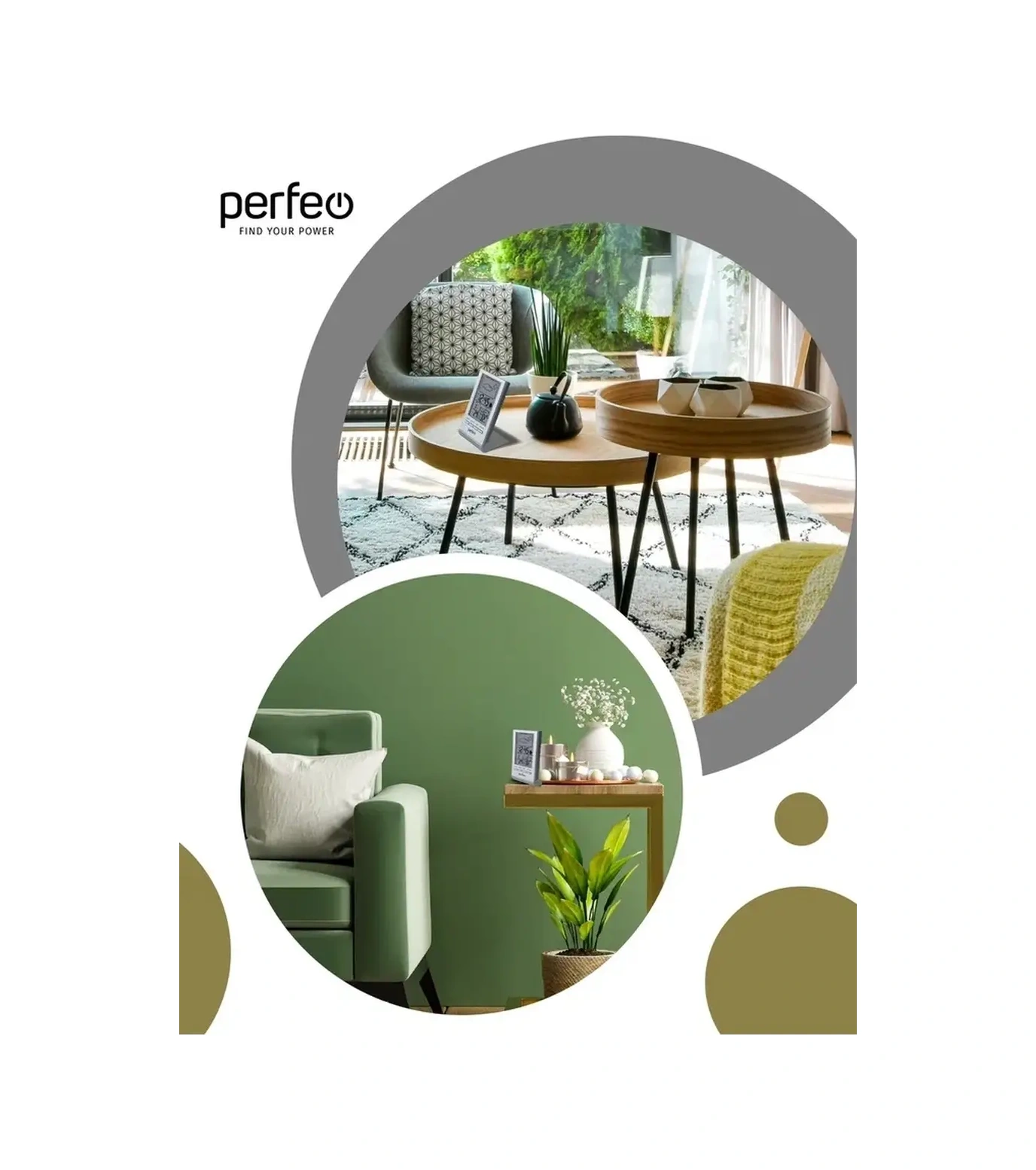 Perfeo Çift Etkili Dijital Oda Termometresi Ve Higrometre 68543132