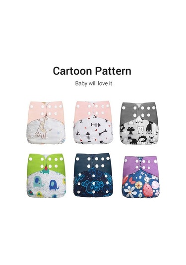 Trendooze Yumuşak Yeniden Yaş Ultra Kumaş Kullanılabilir Katmanlı Geeksen Emici Bezleri Bebek 6'lı 5 3 2 - - Ut 3 - 5 Yaş