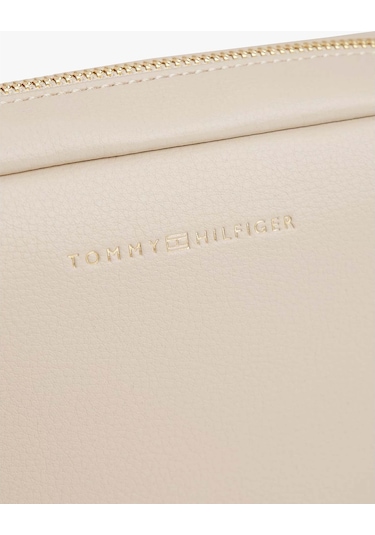 Tommy Hilfiger Kadın Bej Omuz Çantası Aw0aw17689-acı Krem