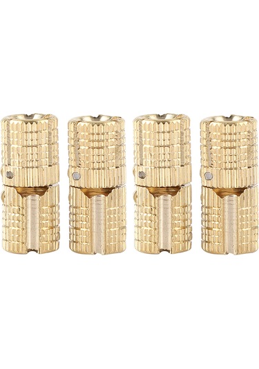 Springsun Tam Bakır Bir Çizgi Manca - 4 Adet Paket 8mm, 180 Açılım, 10kg Yük Kapasitesi, Jya01599 İle Paket Diğer