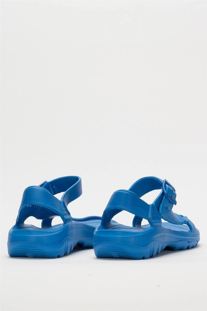 Unisex Eva Spor Kaymaz Yürüyüş Sandaleti Mavi MAVI