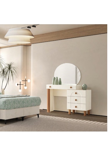 Asia Mdf Membran 6 Kapaklı Gardırop ve Yatak Odası Takımı