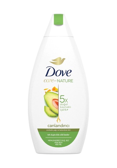 Dove Avokado Yağı ve Kalendula Özlü Nemlendirici Duş Jeli 450 ML