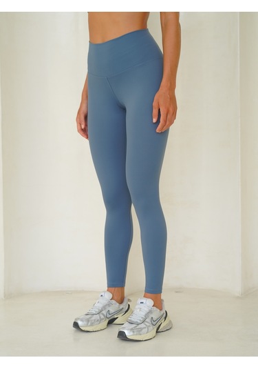 Fold Bilek Hizasında İndigo Tayt İndigo