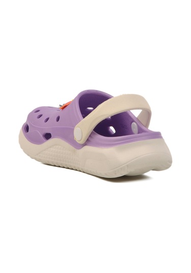 Lila Kız Çocuk Sabo Terlik Stella F Lila-beyaz