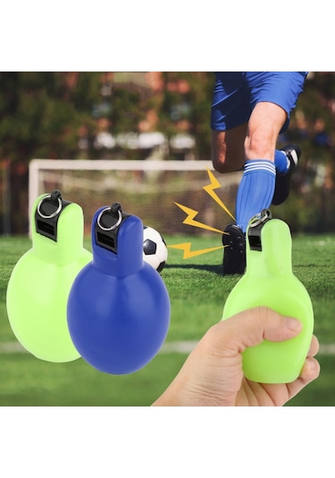 Homyl 2 Parça El Sıkma Düdük Antrenörler Yeşil-ve-mavi Yeşil Ve Mavi