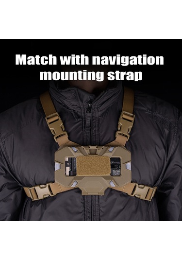 Jeemson Siyah Folding Tactical Cihaz Tutucu - Molle Uyumlu, Silikon Anti-kayma, Dış Etkinlikler İçin Cep Telefonu Ve Navigasyon Tahtası Siyah