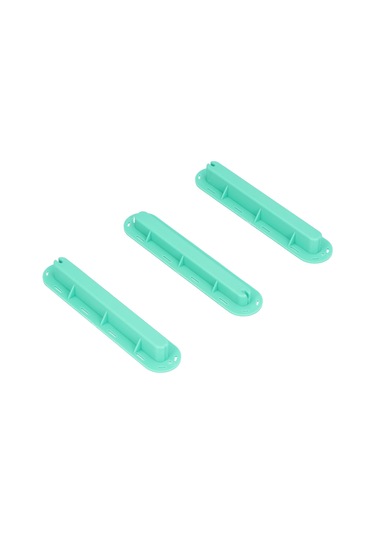 Ximistore9 Surf Tahtası Uçak Kuyruğu Kanalı, Yeşil Plastik 3lü Fın Kutusu, Sabit Tutucu, Dayanıklı, Kolay Kurulum, Surf Aksesuarı