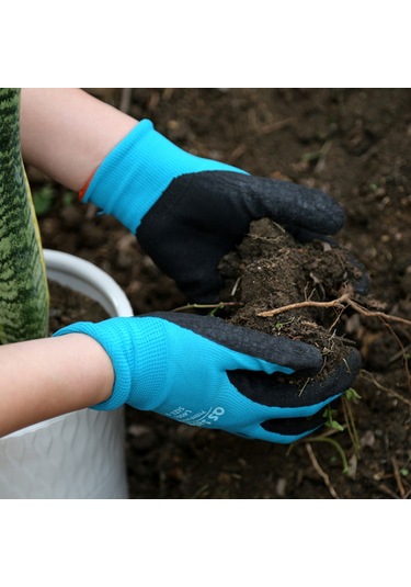 Symbee Bahçe Çalışmaları Eldiveni Nilon, Su Geçirmez, Kayma Önleyici, Dayanıklı, El Koruyucu, Ekoloji Ve Bahçe İşleri İçin S Bedeni