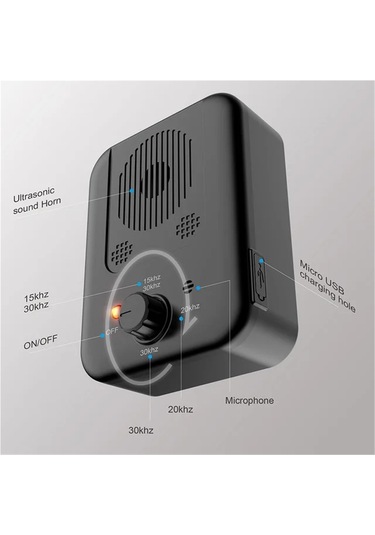 Jialan Otomatik Ultrasonik Köpek Kovucu Anti-havlayan Cihazı