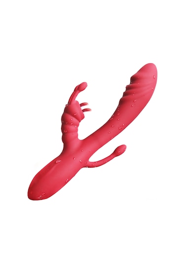 Youtek Kadınlar İçin Isıtmalı 12 Frekanslı G-noktası Ve Klitoris Titreşimli Silikon Masaj Aleti Çok Renkli